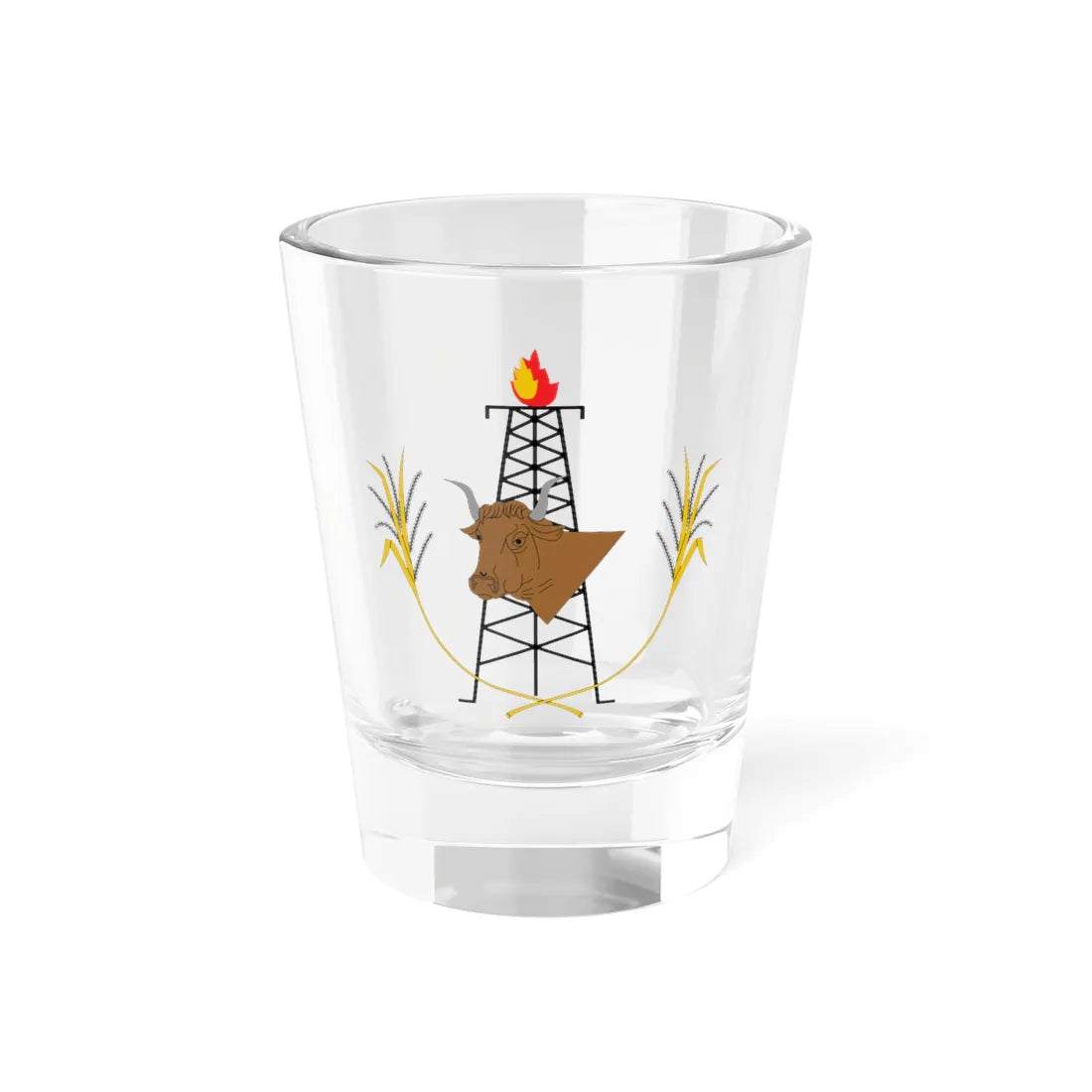 Escudo de Sabana de Torres Santander (Colombia) (Coat of Arms) Shot Glass 1.5oz 1.5oz - Go Mug Yourself