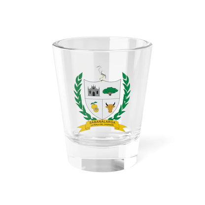 Escudo de Sabanalarga Casanare (Colombia) (Coat of Arms) Shot Glass 1.5oz 1.5oz - Go Mug Yourself