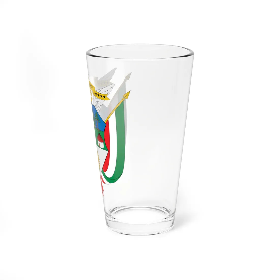 Escudo de Sabanas de San Ángel (Colombia) (Coat of Arms) Pint Glass 16oz - Go Mug Yourself