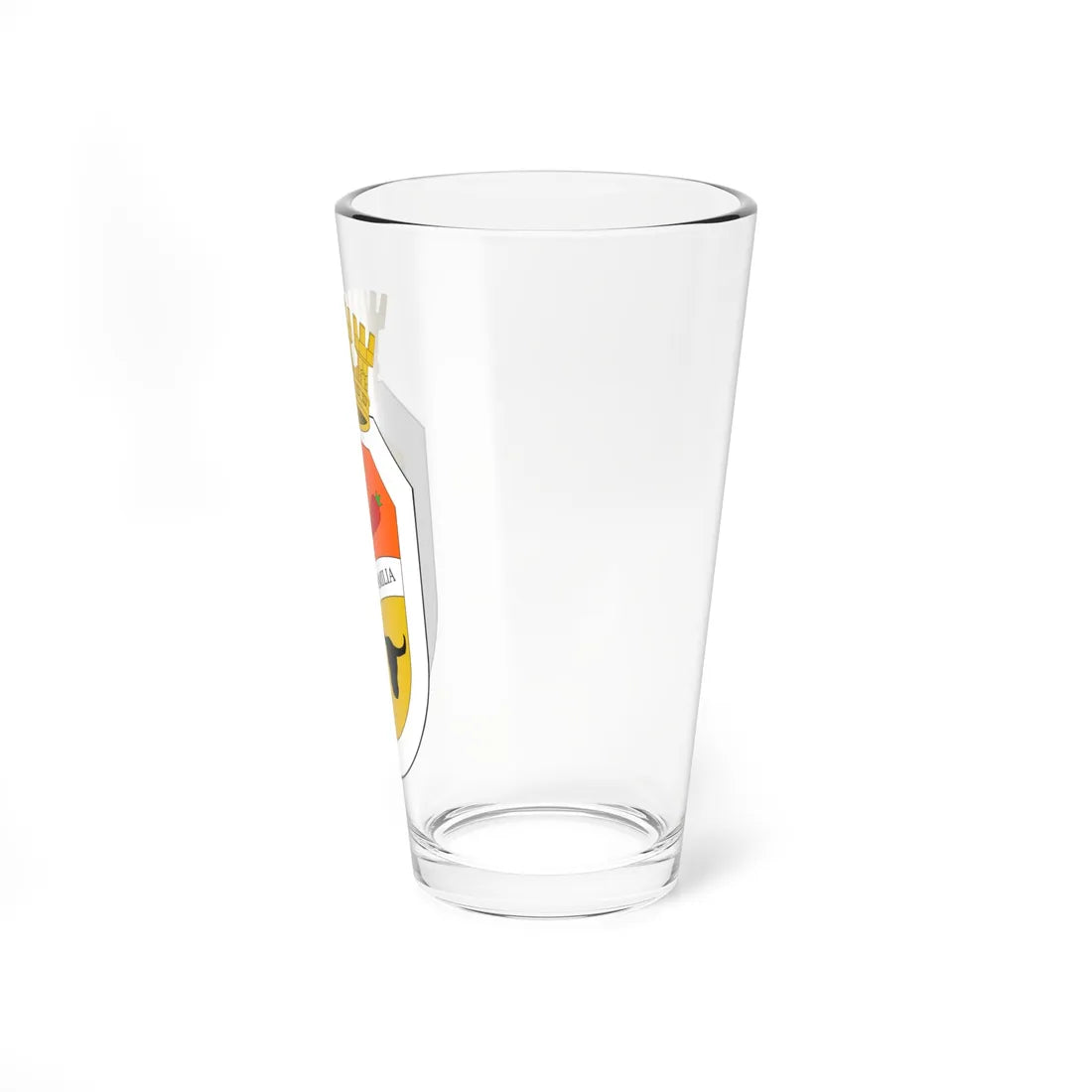 Escudo de Sagrada Familia (Chile) (Coat of Arms) Pint Glass 16oz - Go Mug Yourself