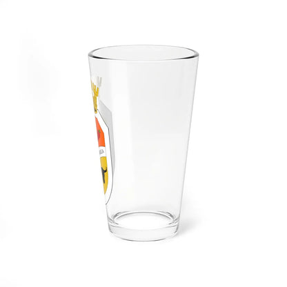 Escudo de Sagrada Familia (Chile) (Coat of Arms) Pint Glass 16oz - Go Mug Yourself
