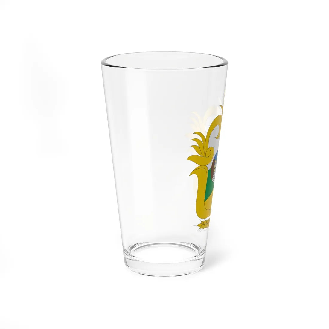 Escudo de Sahagún Córdoba (Colombia) (Coat of Arms) Pint Glass 16oz - Go Mug Yourself