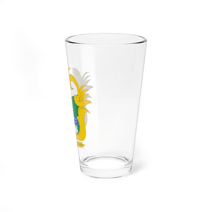 Escudo de Sahagún Córdoba (Colombia) (Coat of Arms) Pint Glass 16oz - Go Mug Yourself