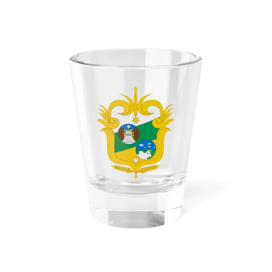 Escudo de Sahagún Córdoba (Colombia) (Coat of Arms) Shot Glass 1.5oz 1.5oz - Go Mug Yourself