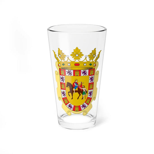 Escudo de Sahagún (Spain) (Coat of Arms) Pint Glass 16oz 16oz - Go Mug Yourself