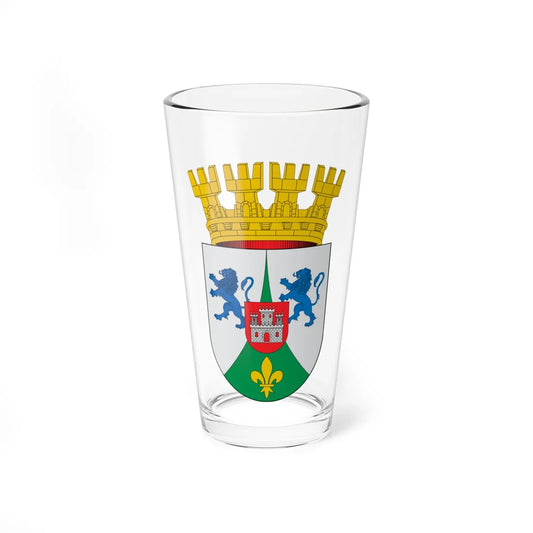 Escudo de Salamanca Chile (Chile) (Coat of Arms) Pint Glass 16oz 16oz - Go Mug Yourself