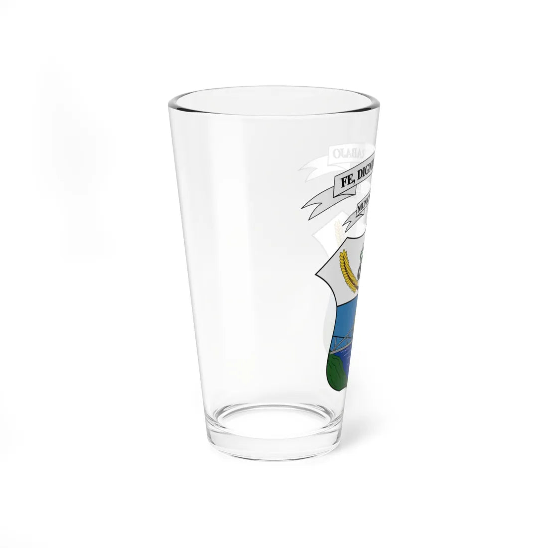 Escudo de Saldaña - Tolima (Colombia) (Coat of Arms) Pint Glass 16oz - Go Mug Yourself