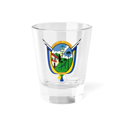 Escudo de Salento - Quindío (Colombia) (Coat of Arms) Shot Glass 1.5oz 1.5oz - Go Mug Yourself