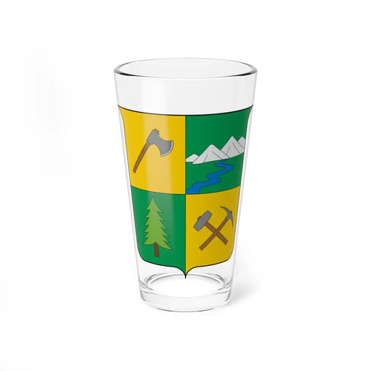 Escudo de Samana-Caldas (Colombia) (Coat of Arms) Pint Glass 16oz 16oz - Go Mug Yourself