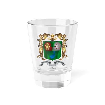 Escudo de San Agustin Huila (Colombia) (Coat of Arms) Shot Glass 1.5oz 1.5oz - Go Mug Yourself