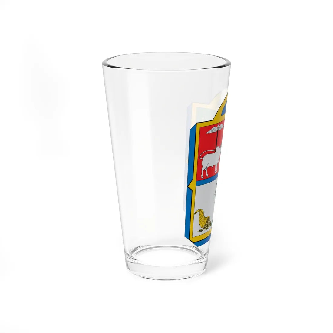 Escudo de San Alberto Cesar (Colombia) (Coat of Arms) Pint Glass 16oz - Go Mug Yourself