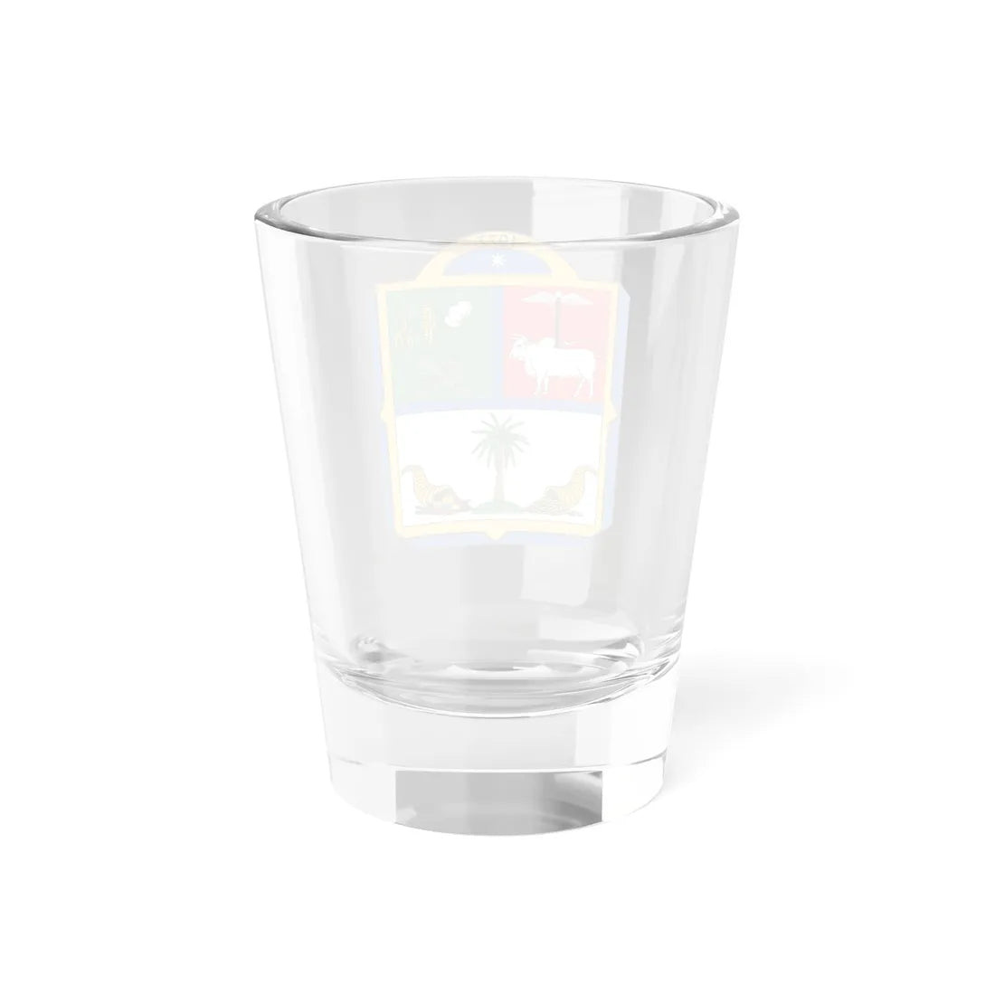 Escudo de San Alberto Cesar (Colombia) (Coat of Arms) Shot Glass 1.5oz - Go Mug Yourself