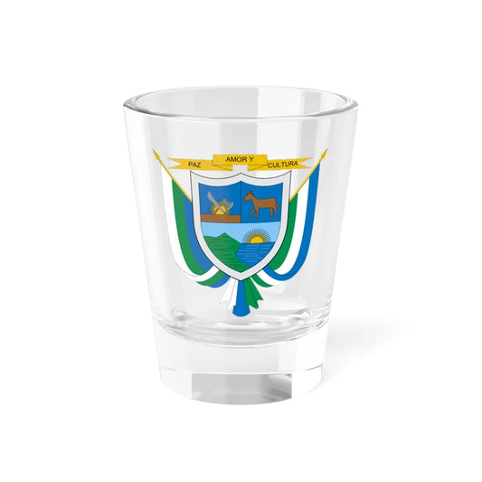 Escudo de San Antero Córdoba (Colombia) (Coat of Arms) Shot Glass 1.5oz 1.5oz - Go Mug Yourself