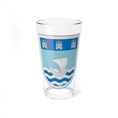 Escudo de San Antonio Chile (Chile) (Coat of Arms) Pint Glass 16oz 16oz - Go Mug Yourself
