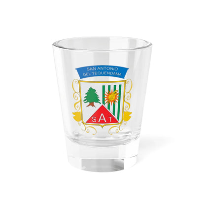 Escudo de San Antonio del Tequendama (Colombia) (Coat of Arms) Shot Glass 1.5oz 1.5oz - Go Mug Yourself