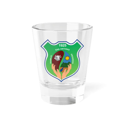 Escudo de San Antonio - Tolima (Colombia) (Coat of Arms) Shot Glass 1.5oz 1.5oz - Go Mug Yourself