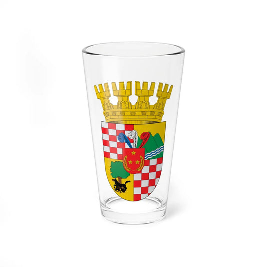Escudo de San Bernardo Chile (Chile) (Coat of Arms) Pint Glass 16oz 16oz - Go Mug Yourself
