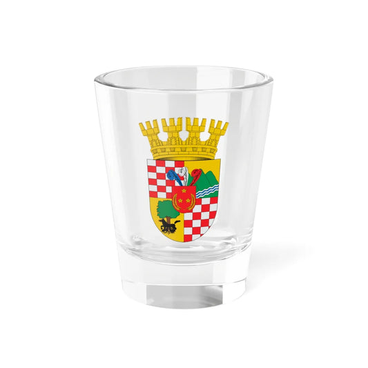 Escudo de San Bernardo Chile (Chile) (Coat of Arms) Shot Glass 1.5oz 1.5oz - Go Mug Yourself
