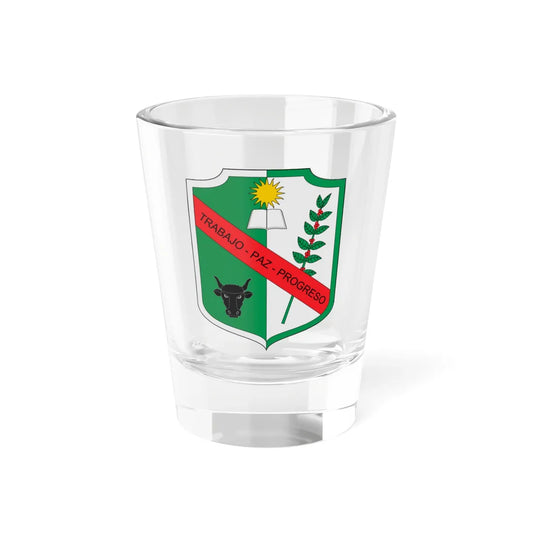 Escudo de San Bernardo Cundinamarca (Colombia) (Coat of Arms) Shot Glass 1.5oz 1.5oz - Go Mug Yourself
