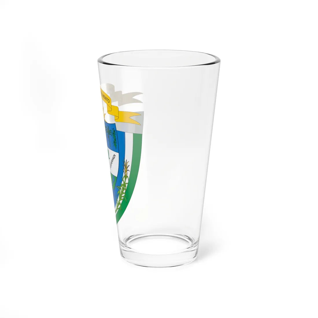 Escudo de San Bernardo del Viento (Colombia) (Coat of Arms) Pint Glass 16oz - Go Mug Yourself