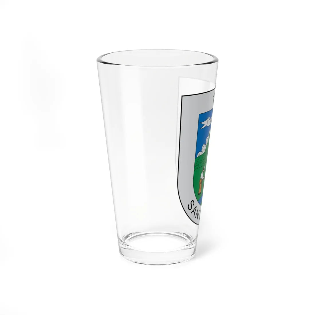 Escudo de San Carlos Antioquia (Colombia) (Coat of Arms) Pint Glass 16oz - Go Mug Yourself