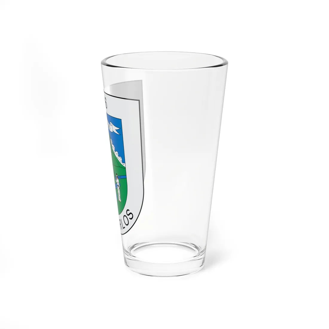 Escudo de San Carlos Antioquia (Colombia) (Coat of Arms) Pint Glass 16oz - Go Mug Yourself