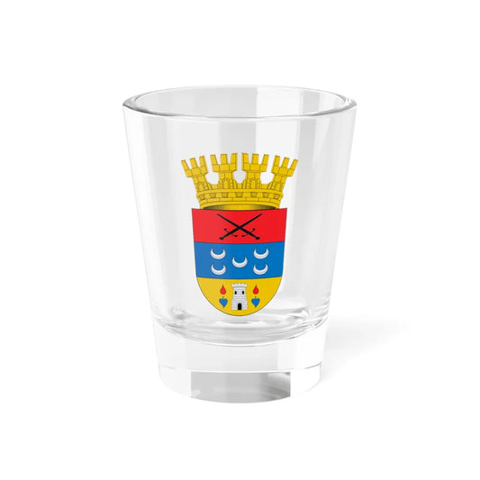 Escudo de San Carlos Chile (Chile) (Coat of Arms) Shot Glass 1.5oz 1.5oz - Go Mug Yourself