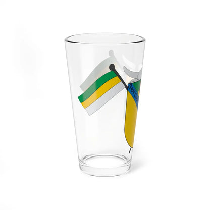Escudo de San Carlos de Guaroa (Colombia) (Coat of Arms) Pint Glass 16oz - Go Mug Yourself