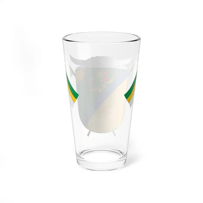 Escudo de San Carlos de Guaroa (Colombia) (Coat of Arms) Pint Glass 16oz - Go Mug Yourself