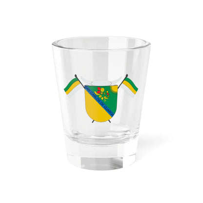 Escudo de San Carlos de Guaroa (Colombia) (Coat of Arms) Shot Glass 1.5oz 1.5oz - Go Mug Yourself