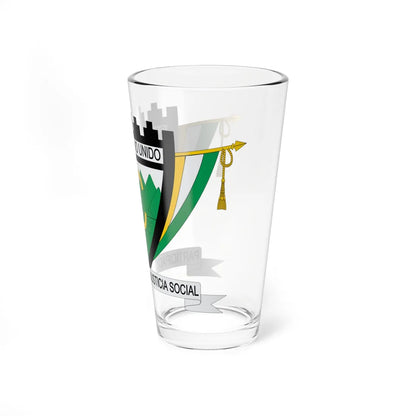 Escudo de San Cayetano Cundinamarca (Colombia) (Coat of Arms) Pint Glass 16oz - Go Mug Yourself