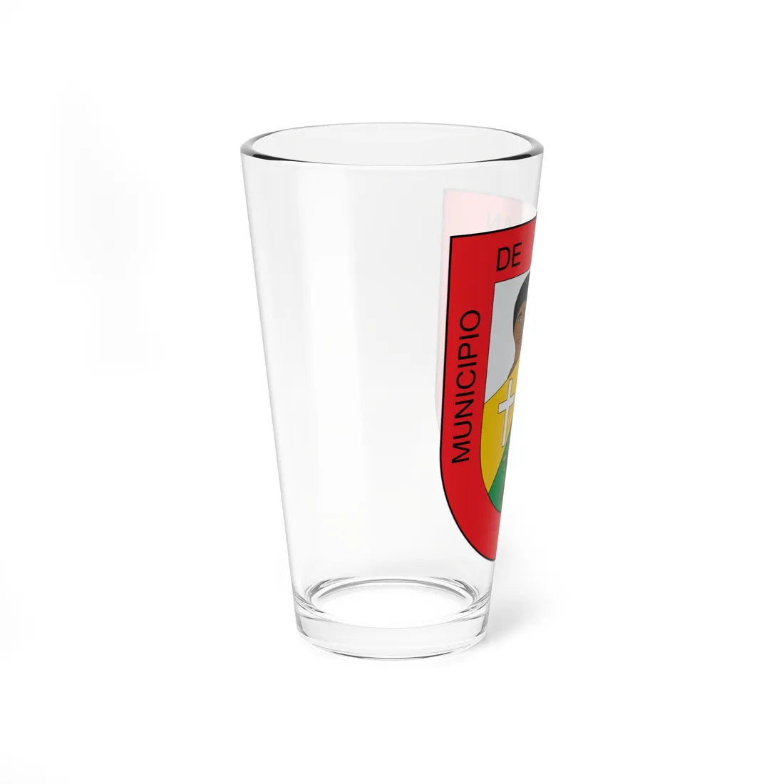 Escudo de San Cayetano Norte de Santander (Colombia) (Coat of Arms) Pint Glass 16oz - Go Mug Yourself