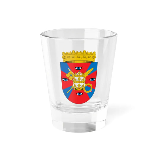 Escudo de San Fabián (Chile) (Coat of Arms) Shot Glass 1.5oz 1.5oz - Go Mug Yourself