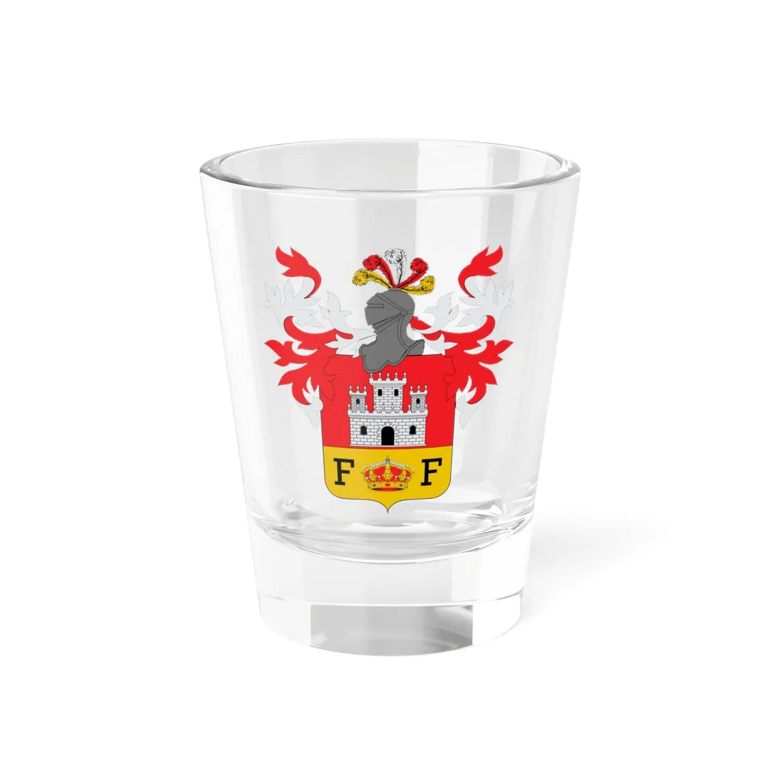 Escudo de San Felipe (Chile) (Coat of Arms) Shot Glass 1.5oz 1.5oz - Go Mug Yourself