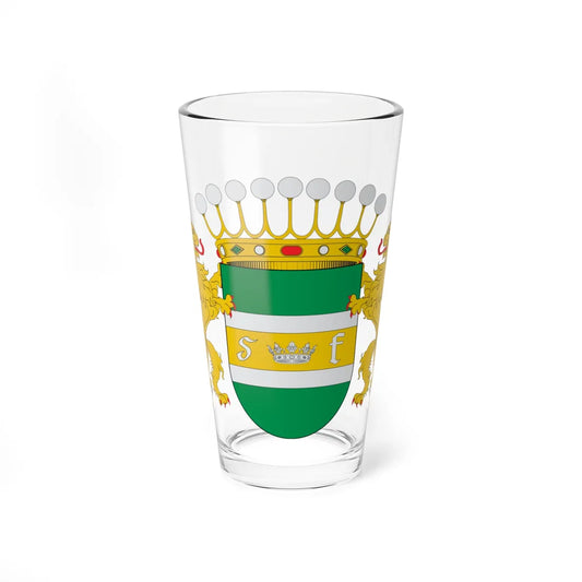 Escudo de San Fernando Chile (Chile) (Coat of Arms) Pint Glass 16oz 16oz - Go Mug Yourself