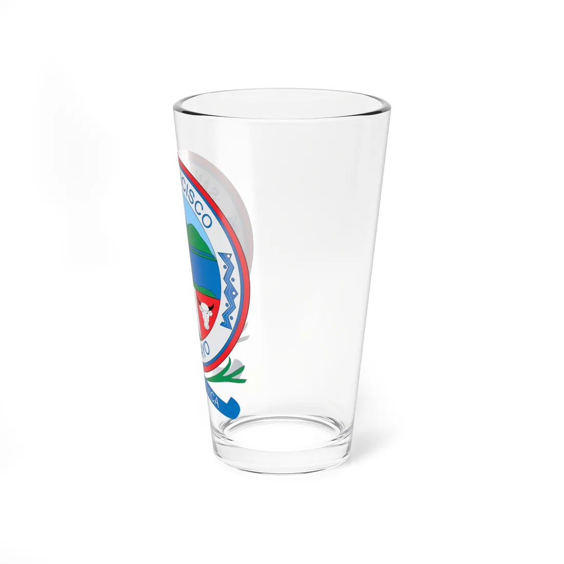 Escudo de San Francisco Putumayo (Colombia) (Coat of Arms) Pint Glass 16oz - Go Mug Yourself
