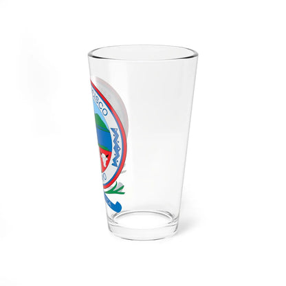 Escudo de San Francisco Putumayo (Colombia) (Coat of Arms) Pint Glass 16oz - Go Mug Yourself