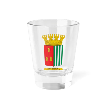 Escudo de San Ignacio (Chile) (Coat of Arms) Shot Glass 1.5oz 1.5oz - Go Mug Yourself