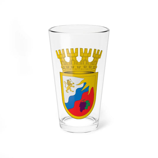 Escudo de San Javier Chile (Chile) (Coat of Arms) Pint Glass 16oz 16oz - Go Mug Yourself