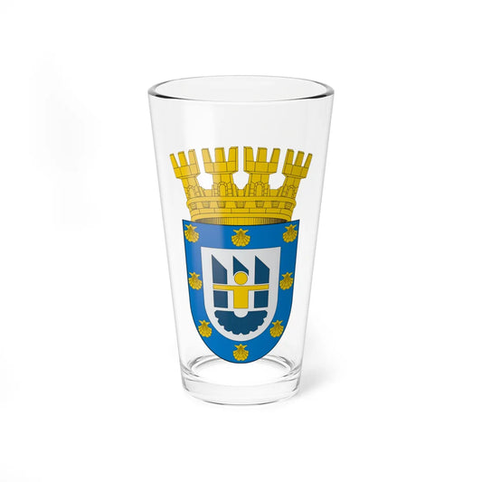 Escudo de San Joaquín Chile (Chile) (Coat of Arms) Pint Glass 16oz 16oz - Go Mug Yourself
