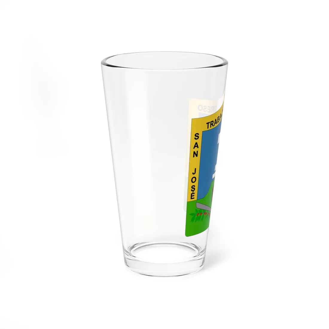 Escudo de San José - Caldas (Colombia) (Coat of Arms) Pint Glass 16oz - Go Mug Yourself