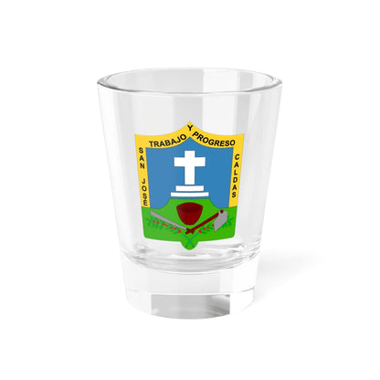 Escudo de San José - Caldas (Colombia) (Coat of Arms) Shot Glass 1.5oz 1.5oz - Go Mug Yourself
