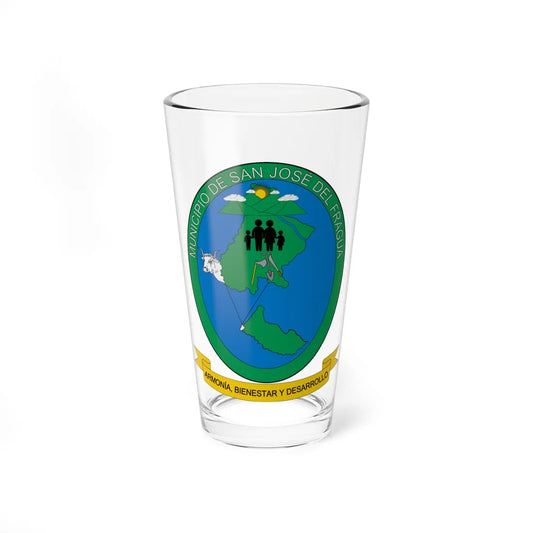 Escudo de San José del Fragua (Colombia) (Coat of Arms) Pint Glass 16oz 16oz - Go Mug Yourself