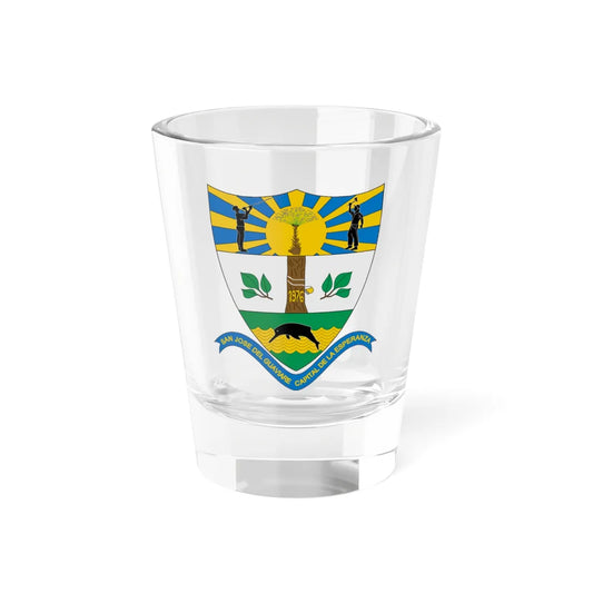 Escudo de San José del Guaviare (Colombia) (Coat of Arms) Shot Glass 1.5oz 1.5oz - Go Mug Yourself
