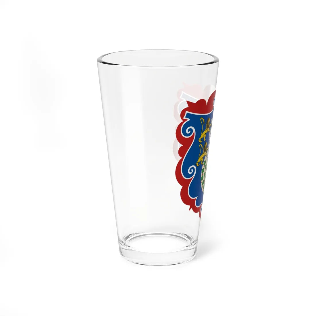 Escudo de San Juan de Pasto Nariño Alcaldía (Colombia) (Coat of Arms) Pint Glass 16oz - Go Mug Yourself