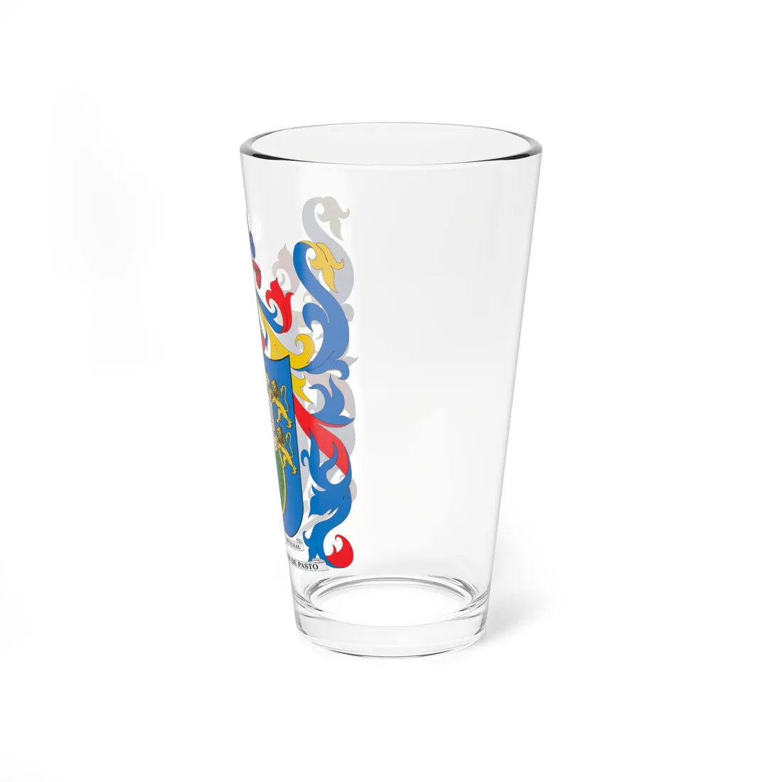 Escudo de San Juan de Pasto Nariño (Colombia) (Coat of Arms) Pint Glass 16oz - Go Mug Yourself