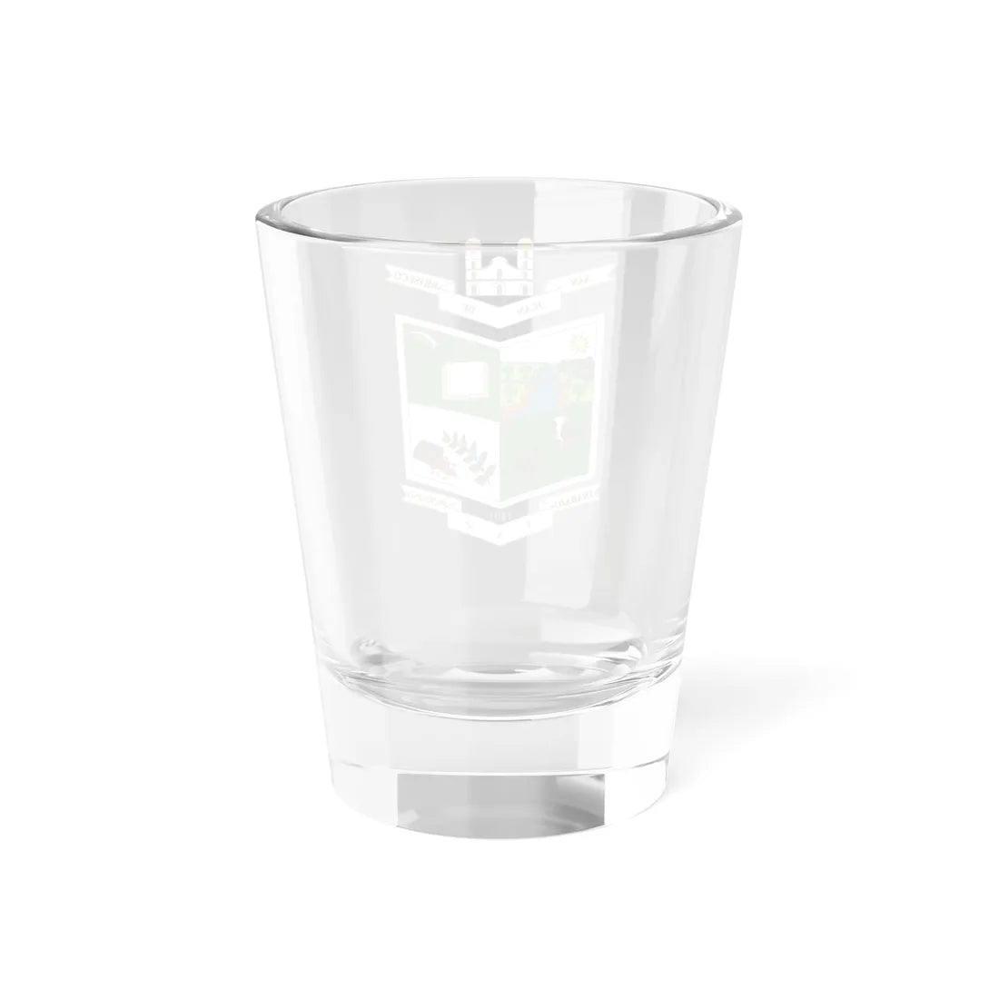 Escudo de San Juan de Rioseco - Cundinamarca (Colombia) (Coat of Arms) Shot Glass 1.5oz - Go Mug Yourself