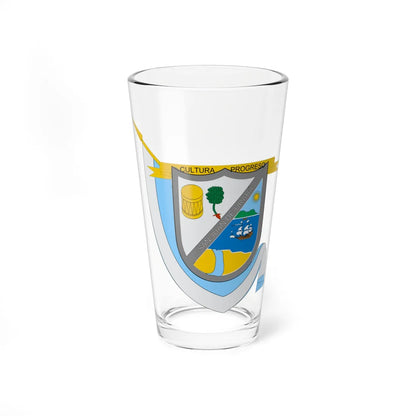 Escudo de San Juan de Urabá (Colombia) (Coat of Arms) Pint Glass 16oz 16oz - Go Mug Yourself