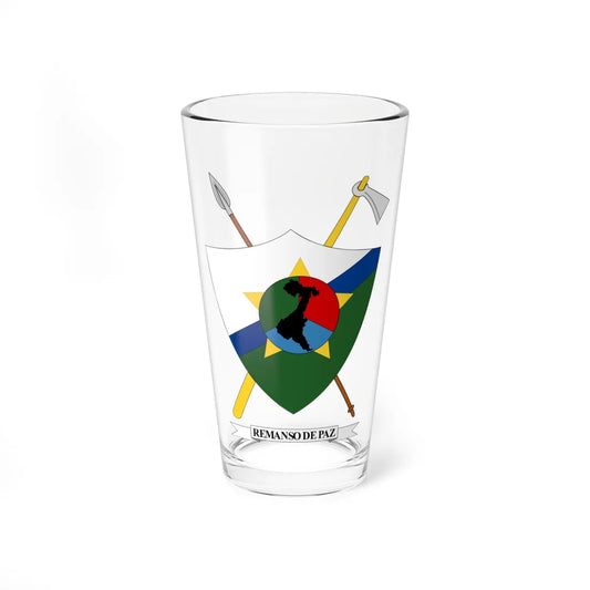 Escudo de San Luis - Tolima (Colombia) (Coat of Arms) Pint Glass 16oz 16oz - Go Mug Yourself