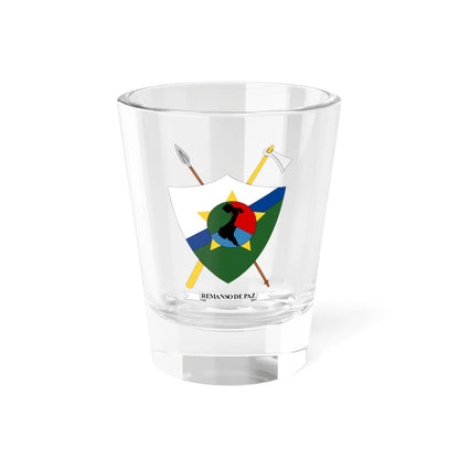 Escudo de San Luis - Tolima (Colombia) (Coat of Arms) Shot Glass 1.5oz 1.5oz - Go Mug Yourself